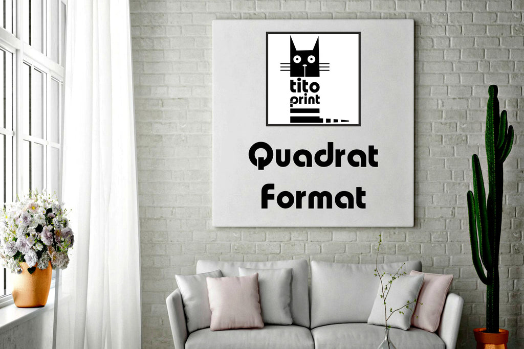Premium Poster Quadratisches Format - titoprint.de